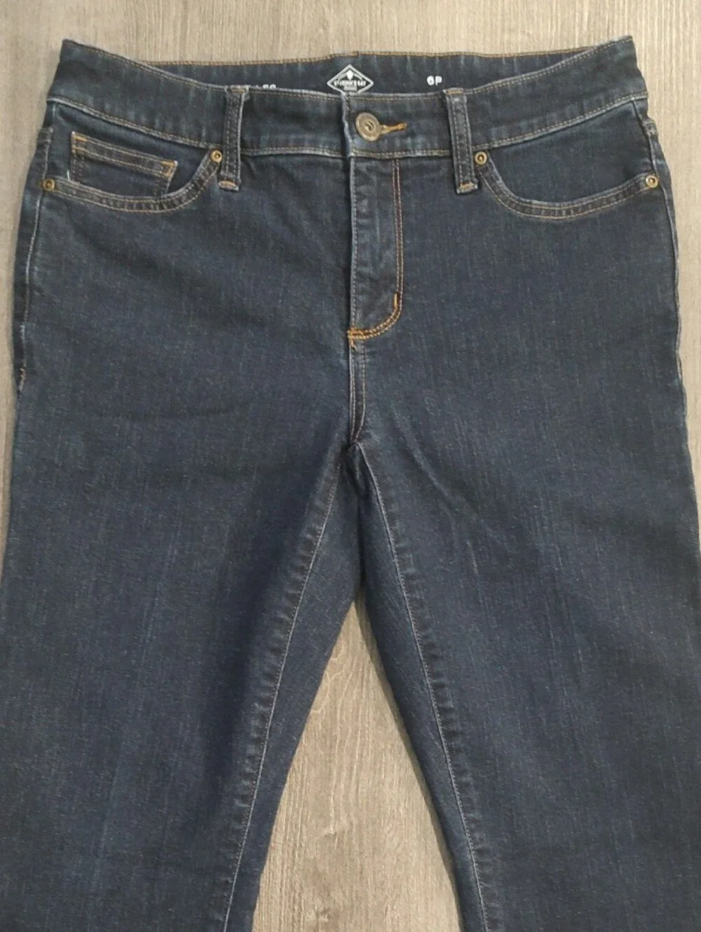 St. John's Bay Dark Blue Straight-Leg Men's Jeans